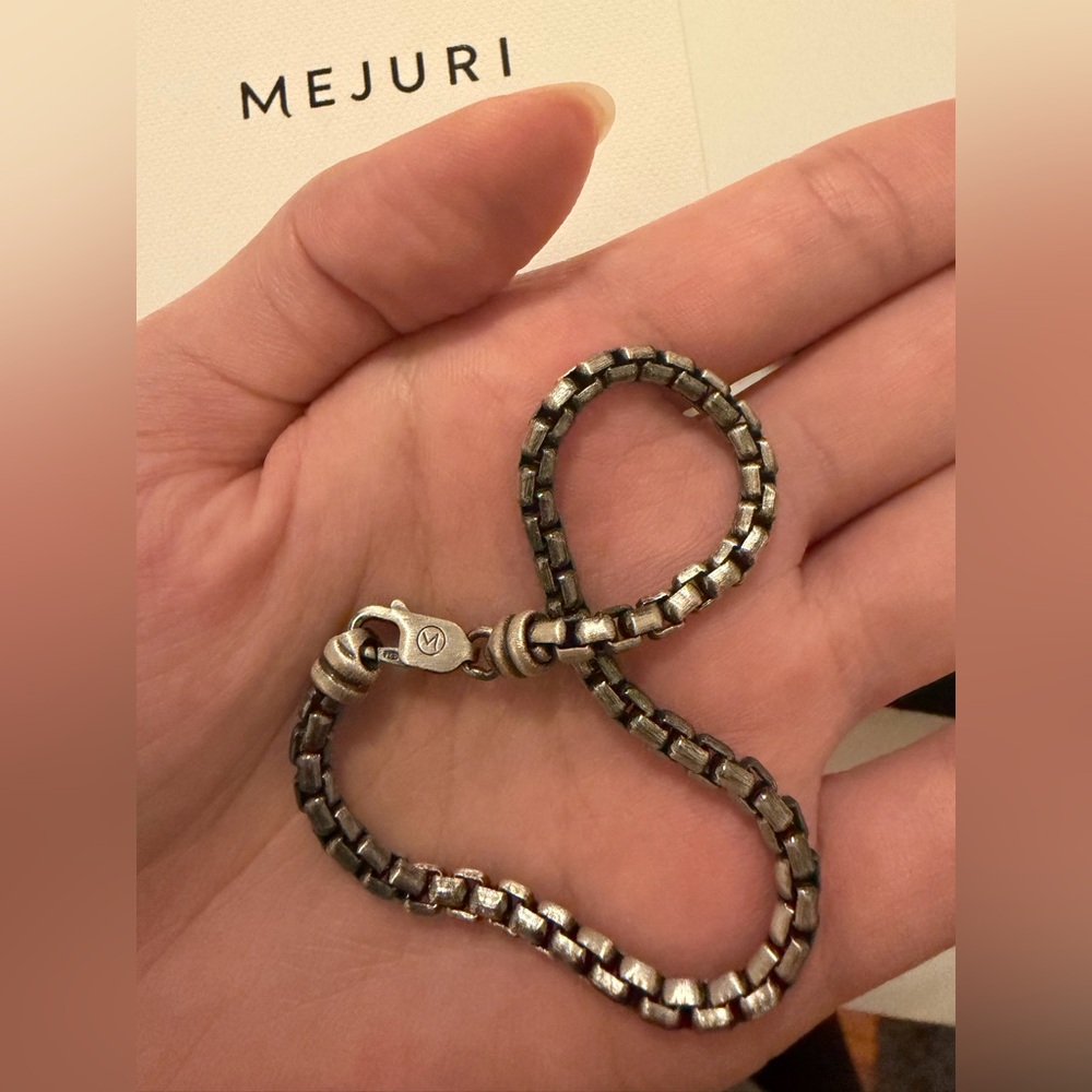 Mejuri Men’s Silver Bracelet XL, 7.5 inches - Picture 5 of 7